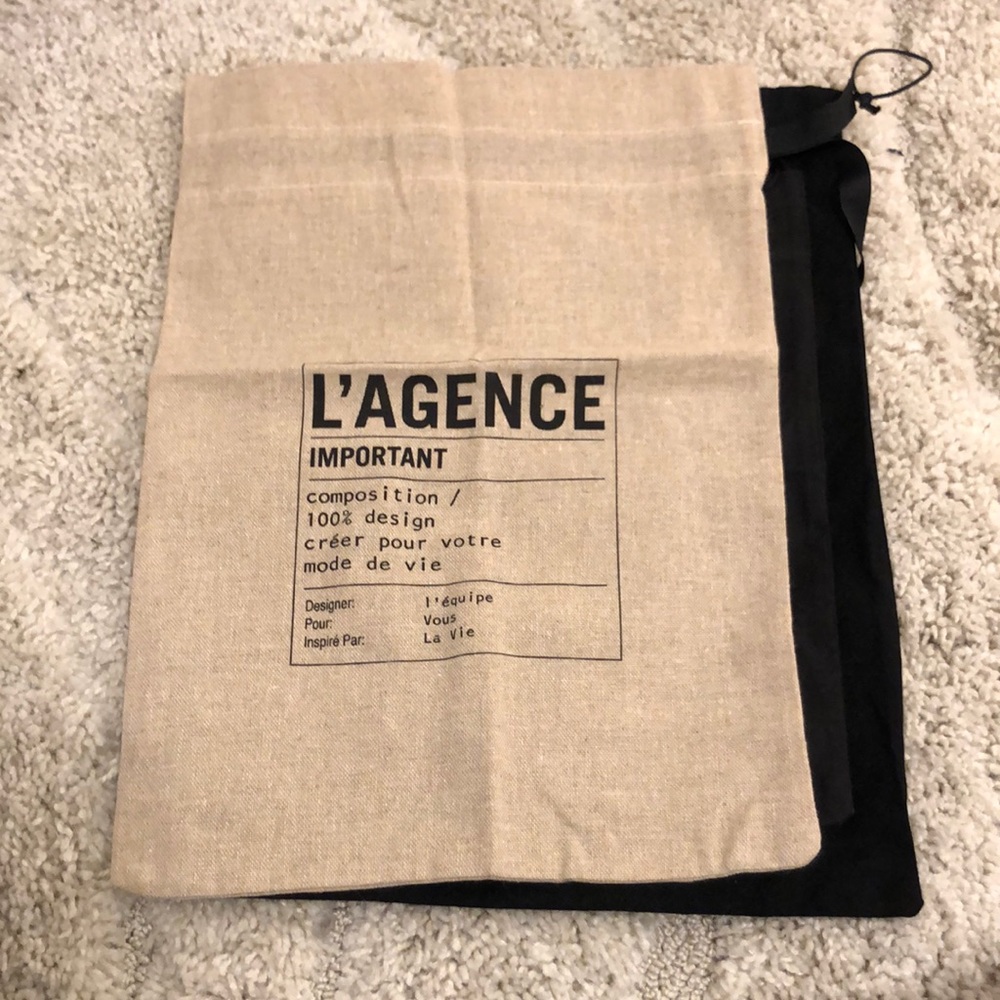 Bundle of 3 designer dust bags marsell l’agence Laurence decades
